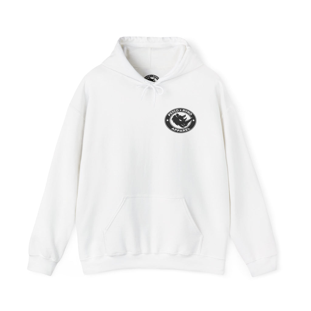Psyco Ryno Logo, Crush Doubt Hooded Sweatshirt