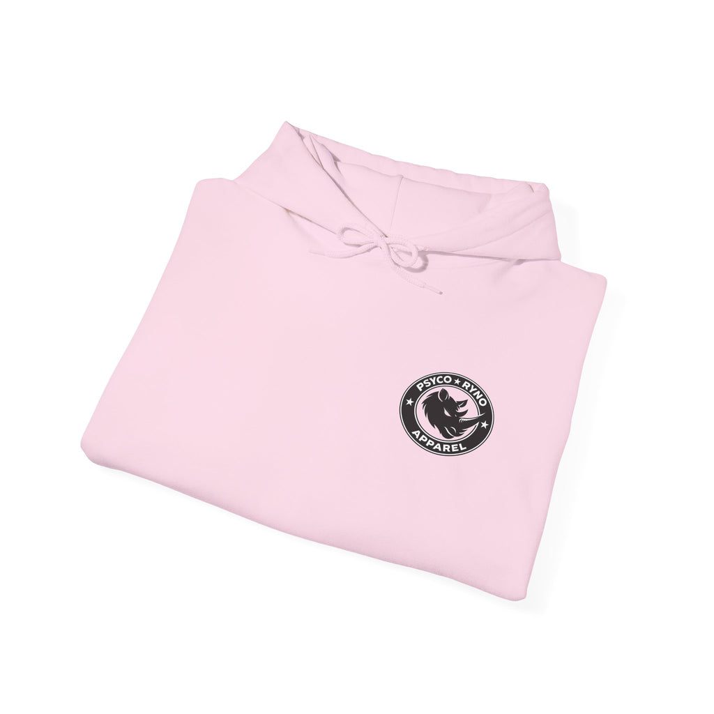 Psyco Ryno logo, Crush Weakness Hoodie