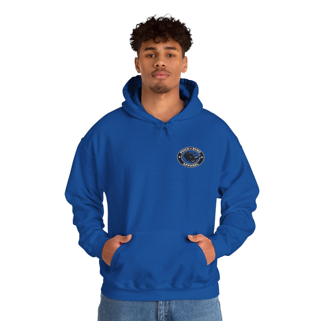 Psyco Ryno logo, Crush Weakness Hoodie