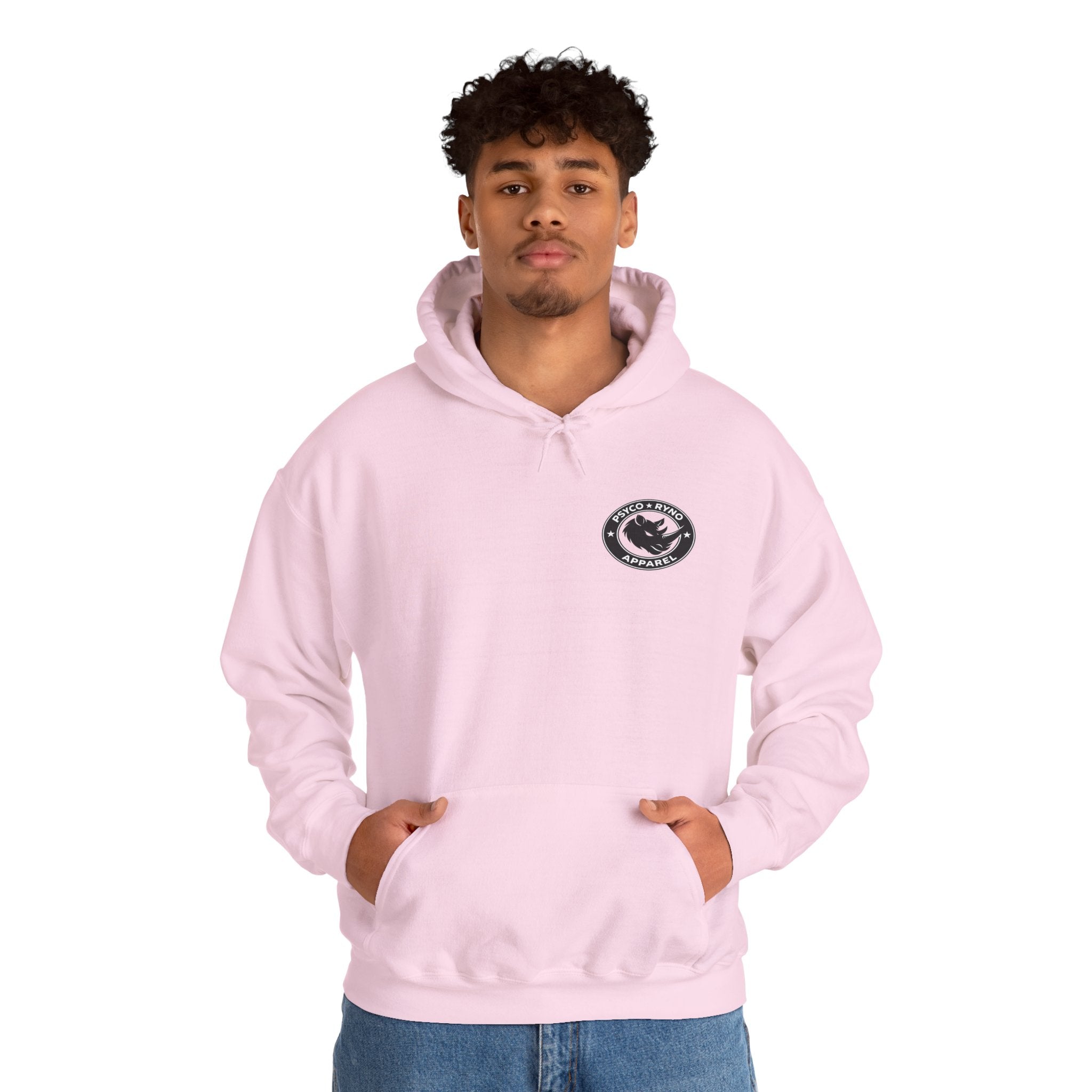 Psyco Ryno logo, Crush Weakness Hoodie