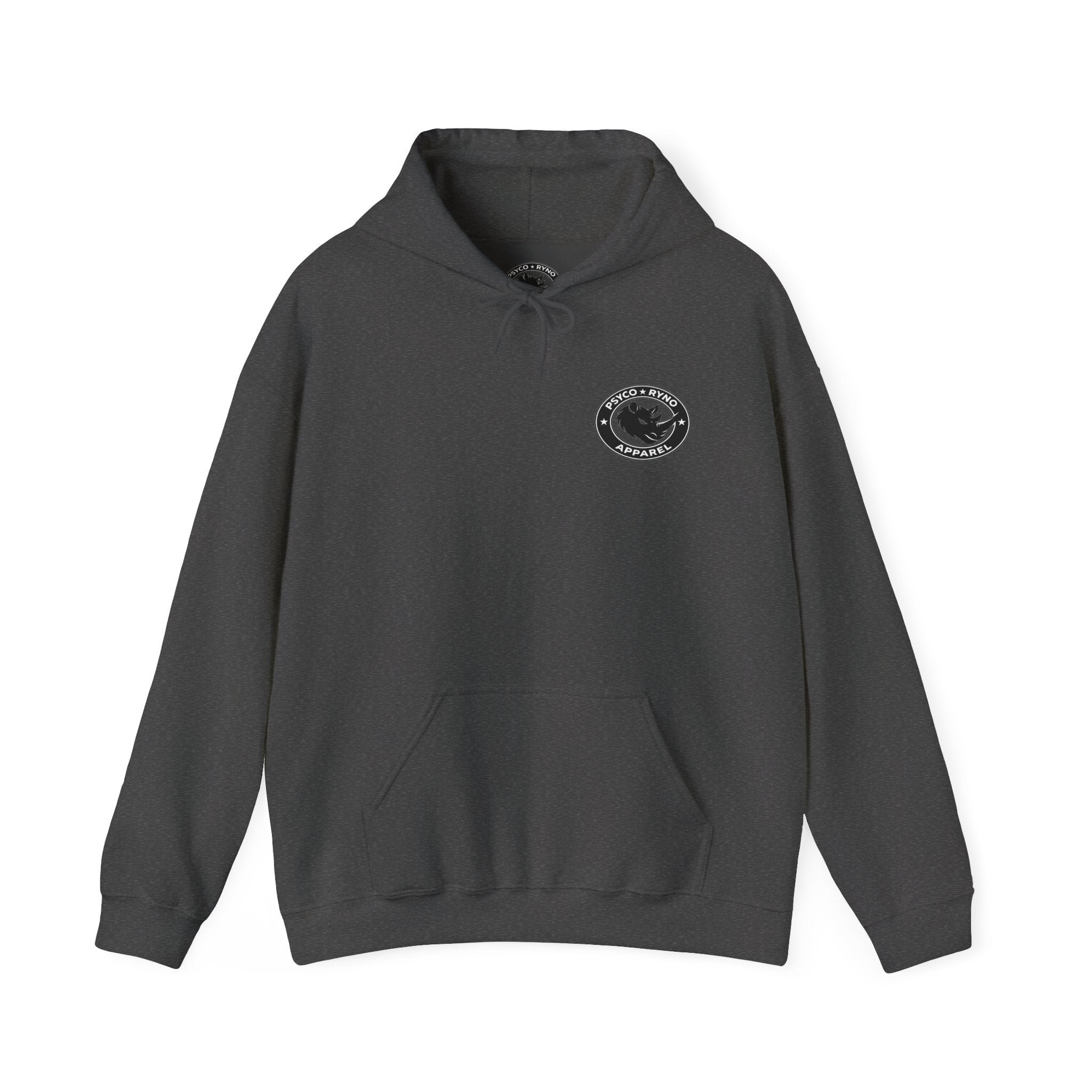 Psyco Ryno logo, Crush Weakness Hoodie