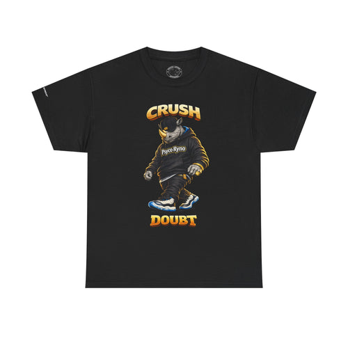 Copy of Crush Doubt Rhinoceros Tee | Psycho Ryno Apparel, Bold Graphic Shirt
