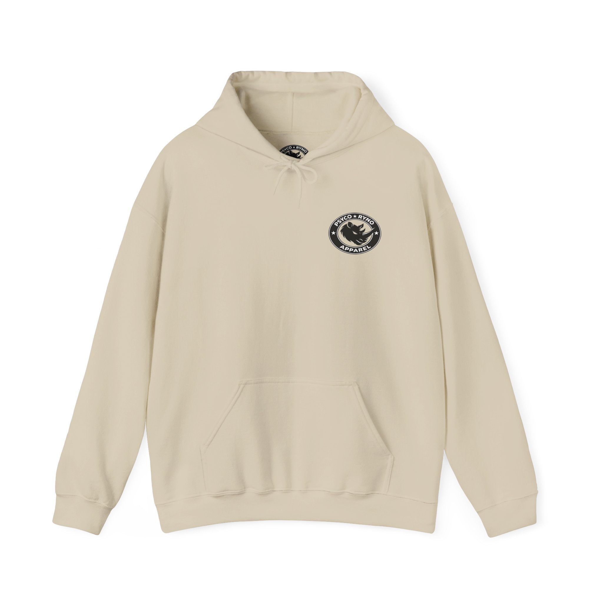 Psyco Ryno logo, Crush Weakness Hoodie