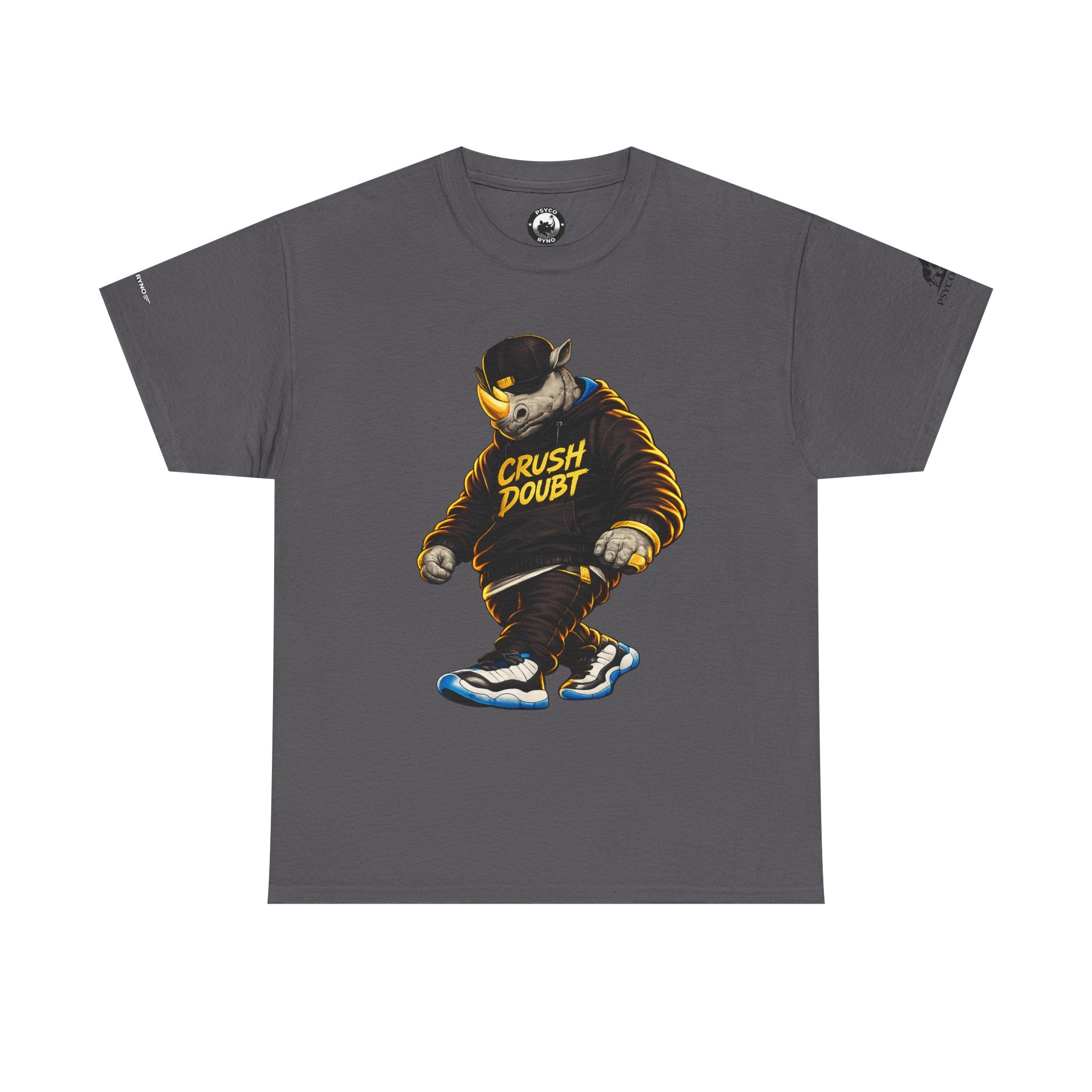 Crush Doubt Psyco Ryno Apparel, T-Shirt