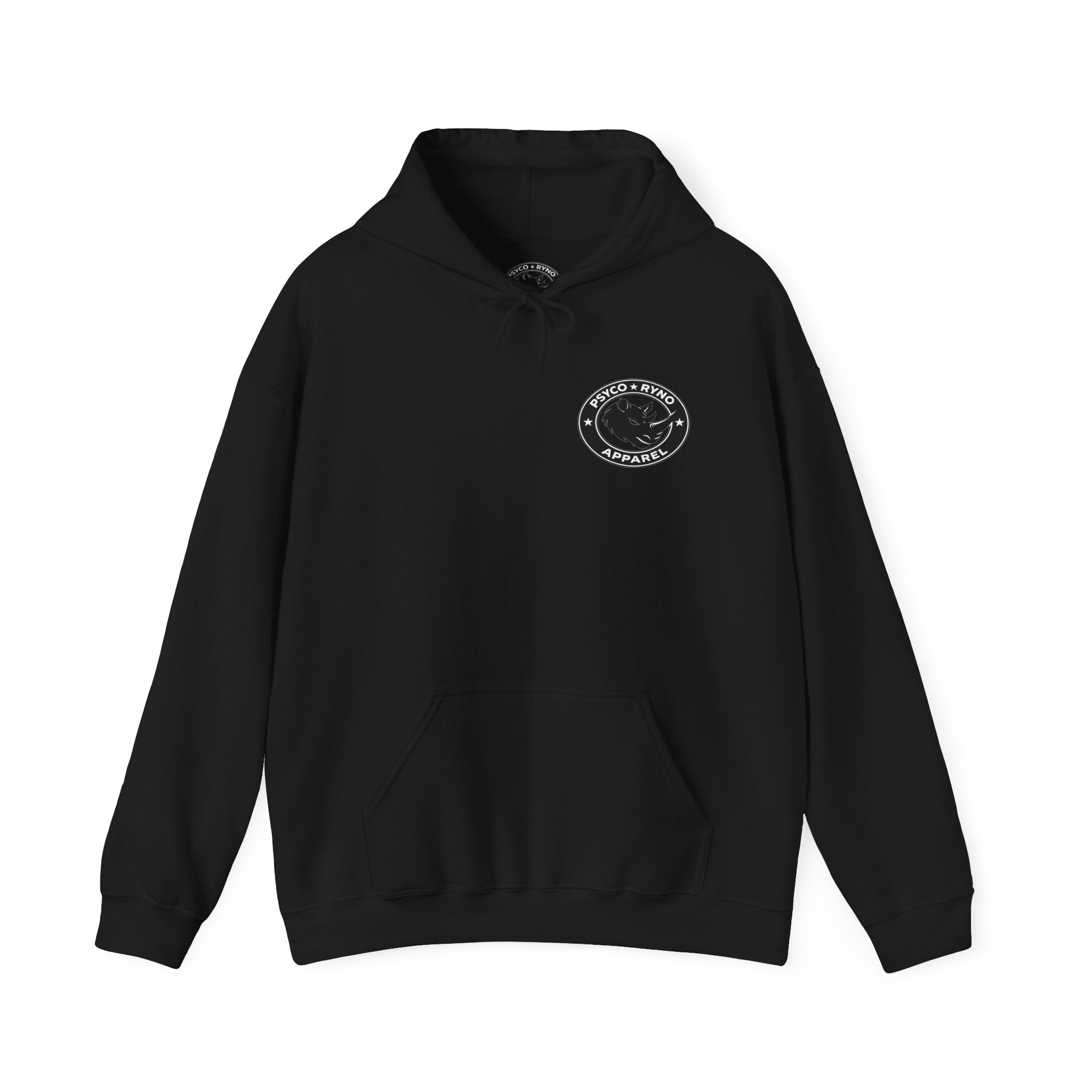 Psyco Ryno Logo, Crush Doubt Hooded Sweatshirt