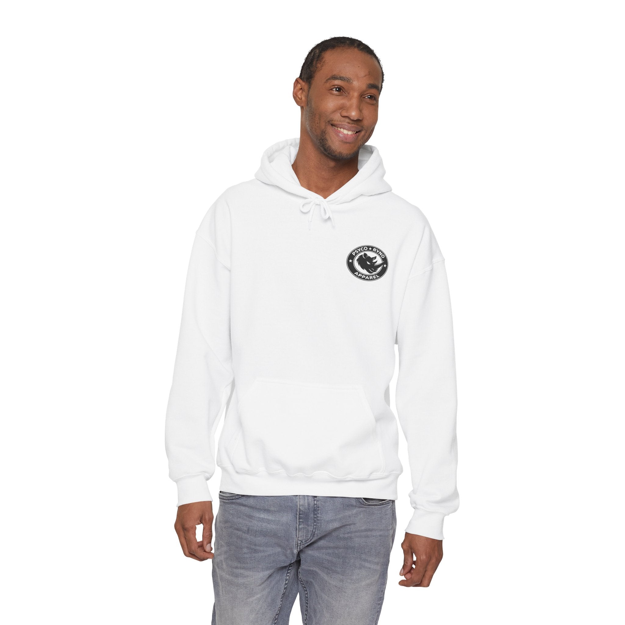 Psyco Ryno logo, Crush Weakness Hoodie