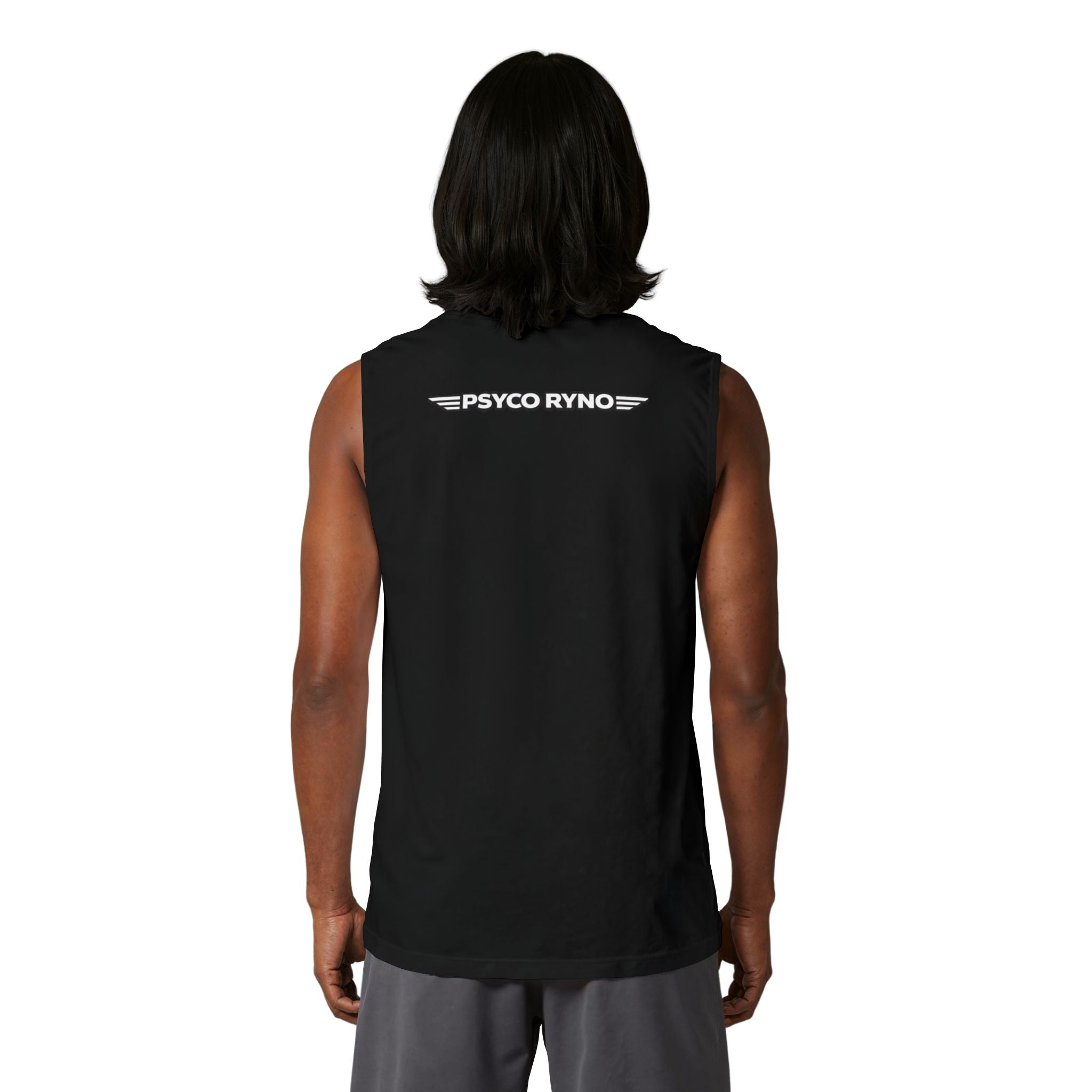Crush Doubt Muscle Tank — Psyco Ryno Graphic Workout Tank Top