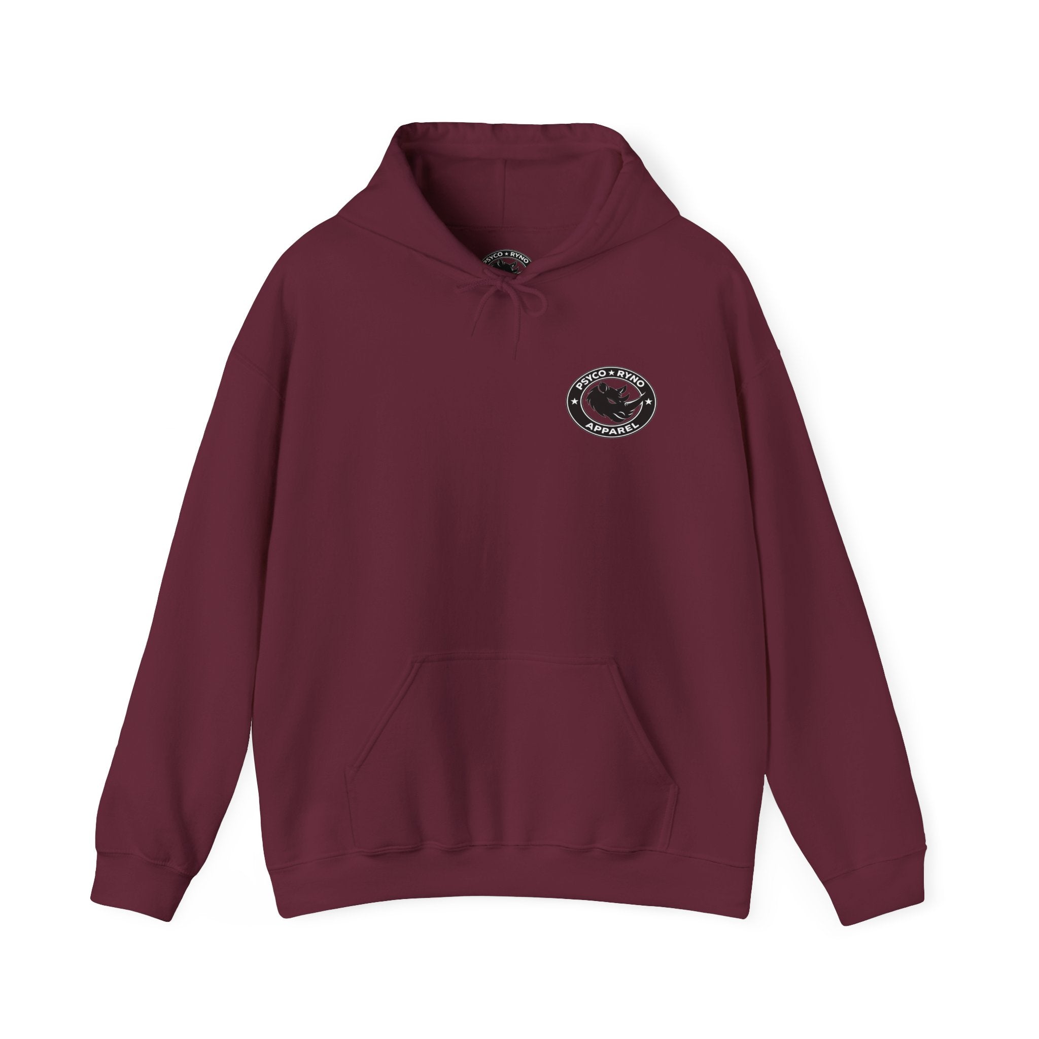 Psyco Ryno logo, Crush Weakness Hoodie