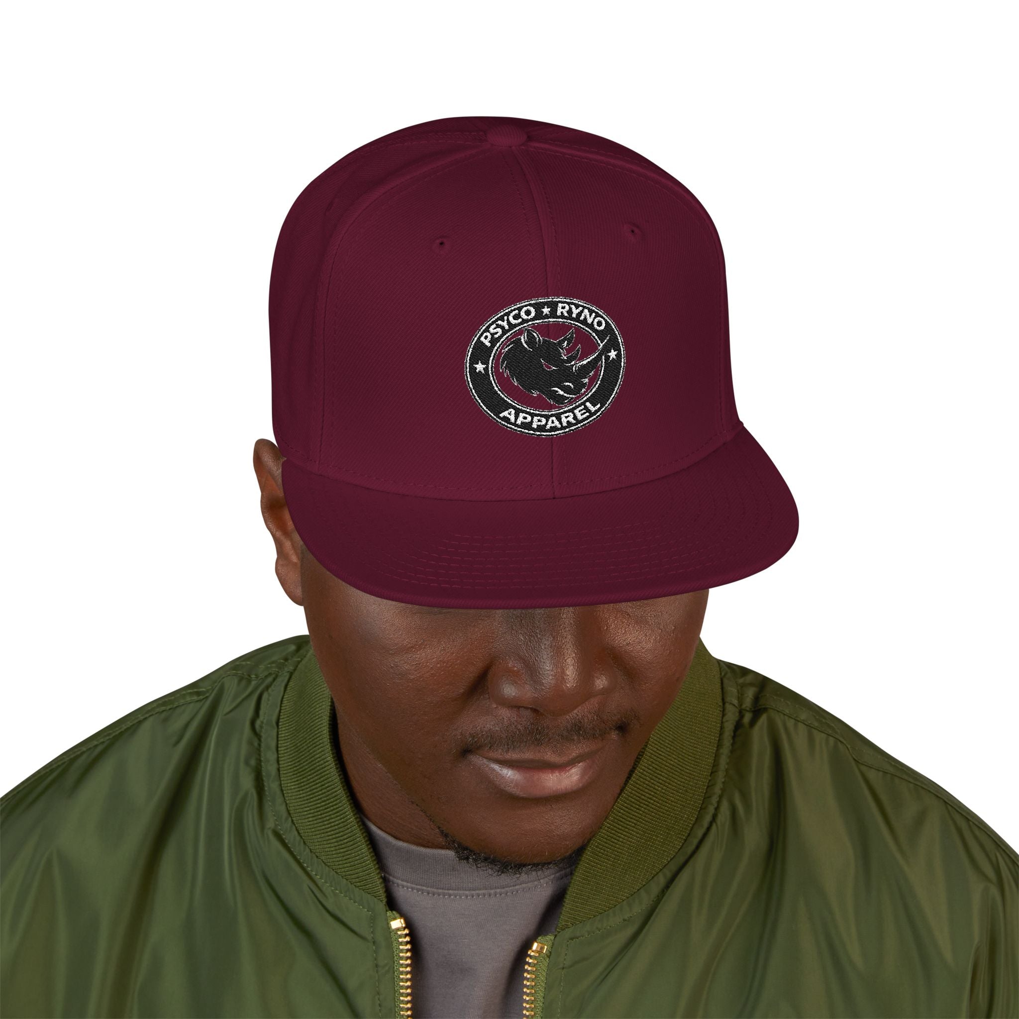 Psyco Ryno Patch Snapback Hat