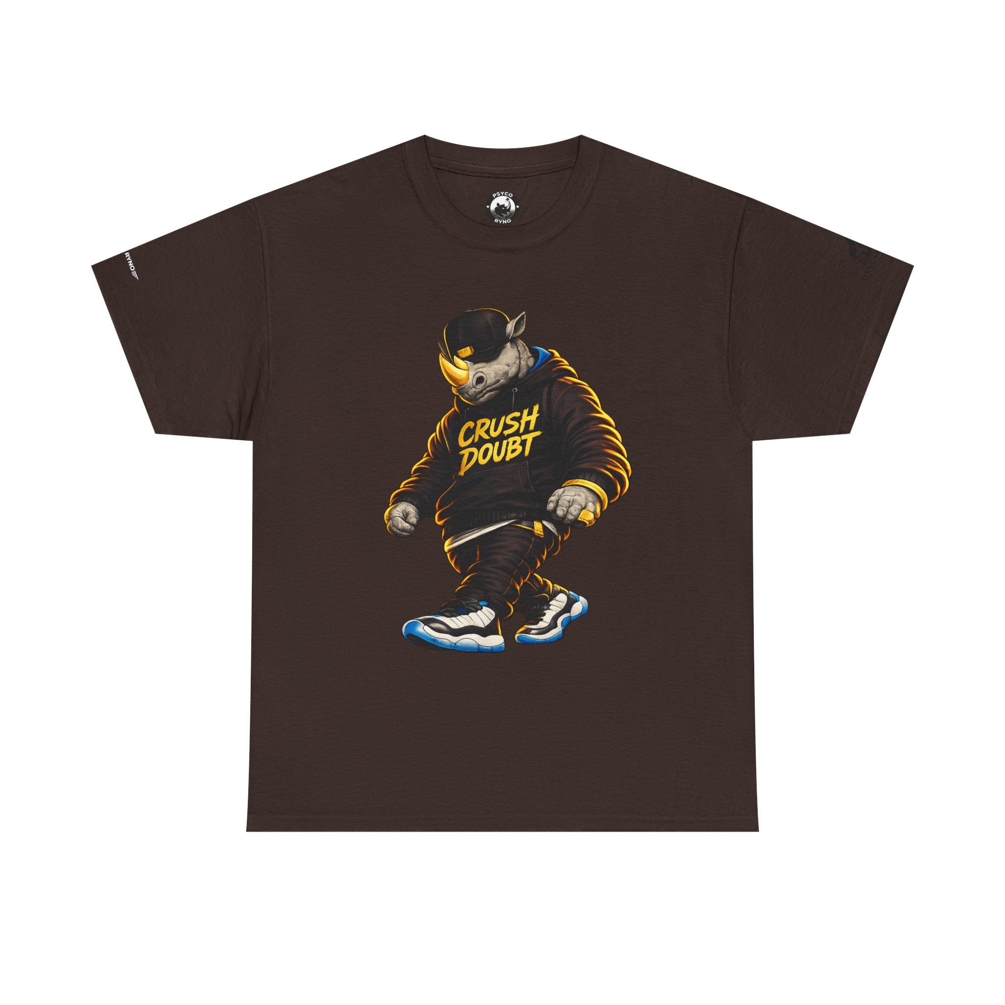Crush Doubt Psyco Ryno Apparel, T-Shirt