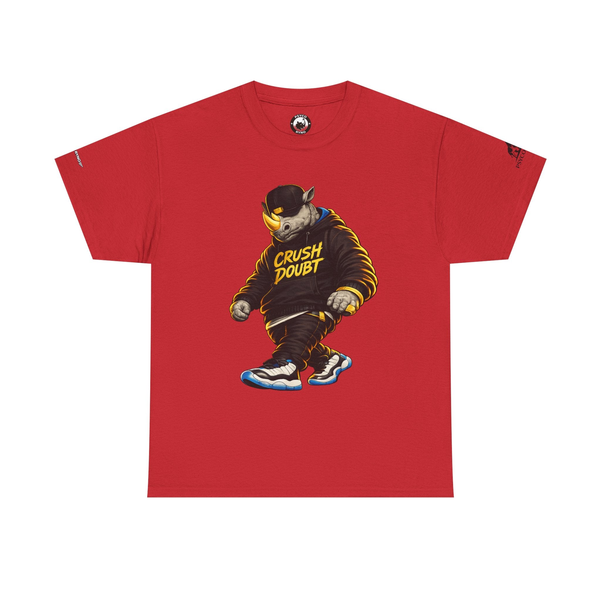 Crush Doubt Psyco Ryno Apparel, T-Shirt