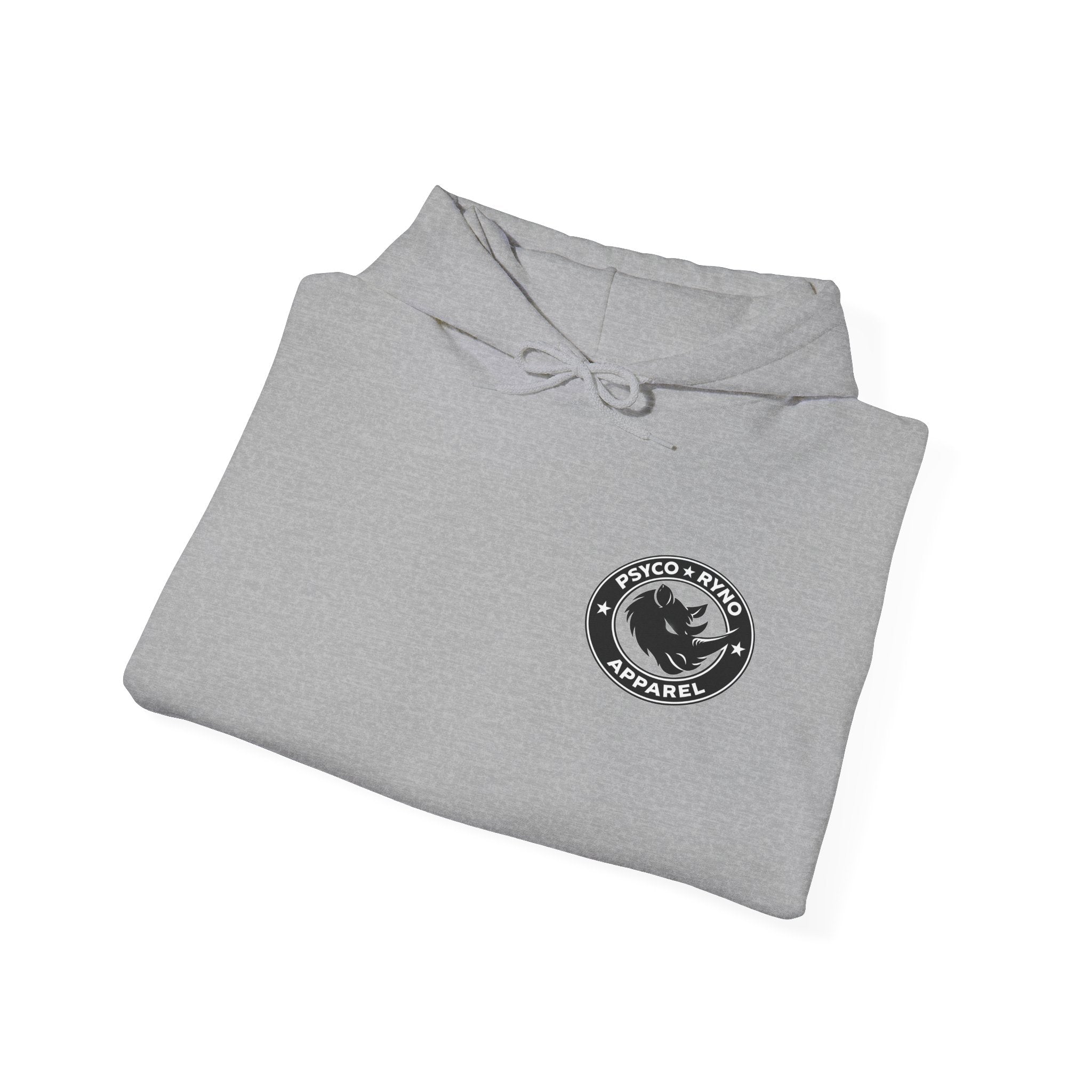 Psyco Ryno Logo, Crush Doubt Hooded Sweatshirt