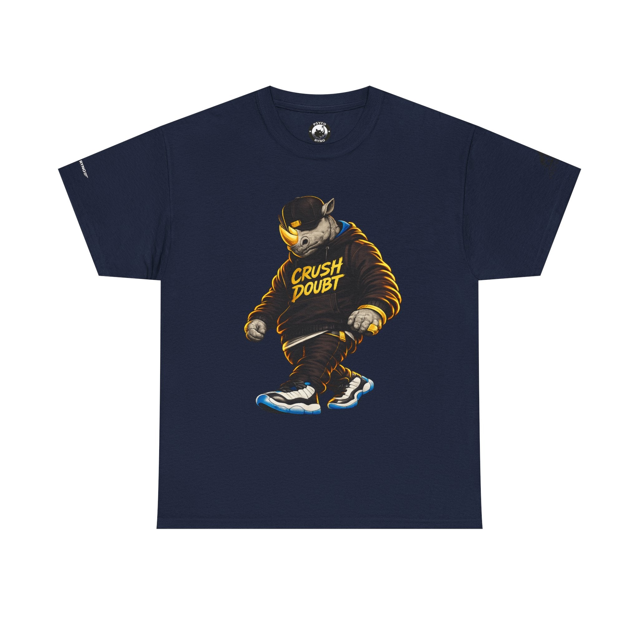 Crush Doubt Psyco Ryno Apparel, T-Shirt