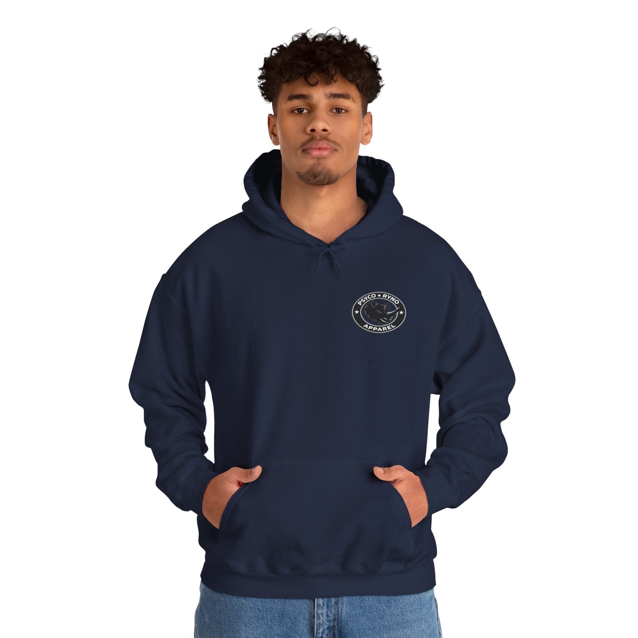 Psyco Ryno logo, Crush Weakness Hoodie