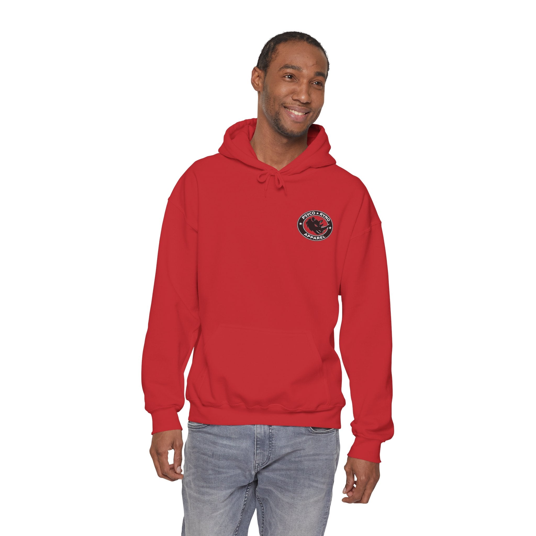 Psyco Ryno logo, Crush Weakness Hoodie