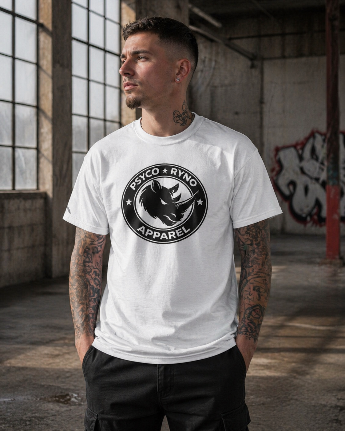 Psyco Ryno Apparel Logo T-Shirt