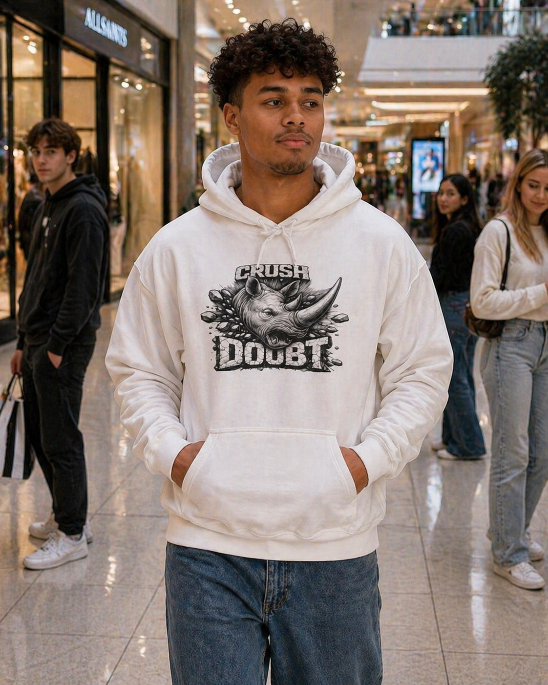 Crush Doubt Hooded Sweatshirt