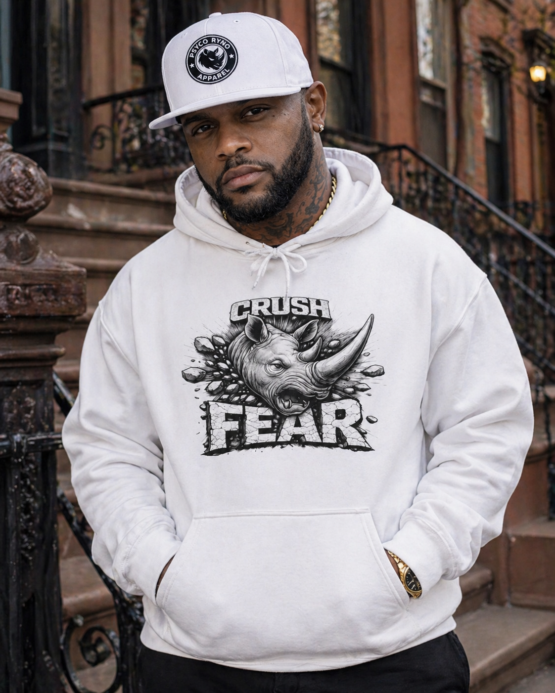 Crush Fear Hooded Sweatshirt