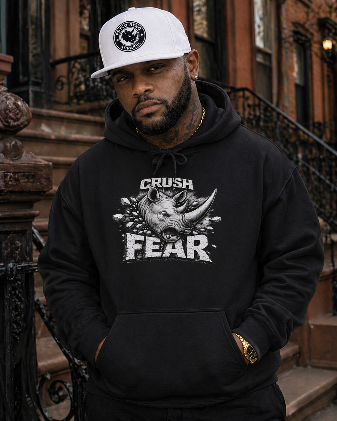 Crush Fear Hooded Sweatshirt
