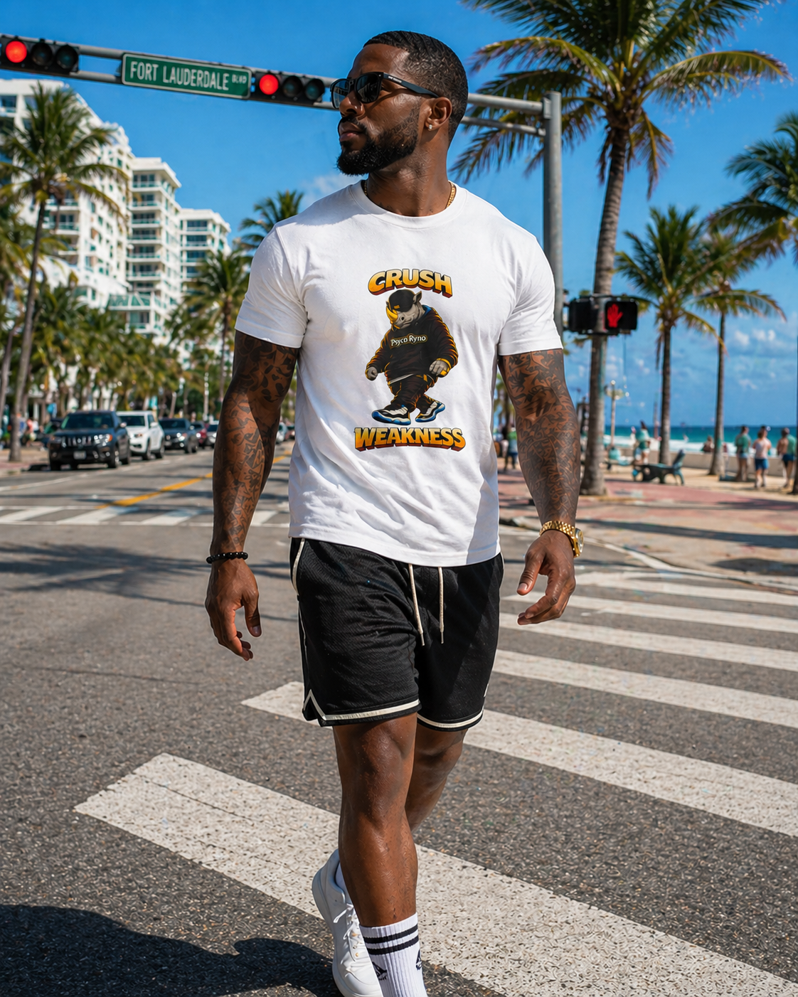 Crush Weakness Graphic T-Shirt