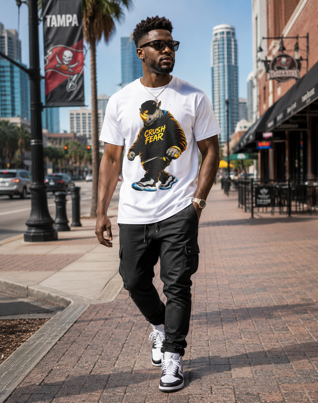 Crush Fear Psyco Ryno Apparel T-Shirt