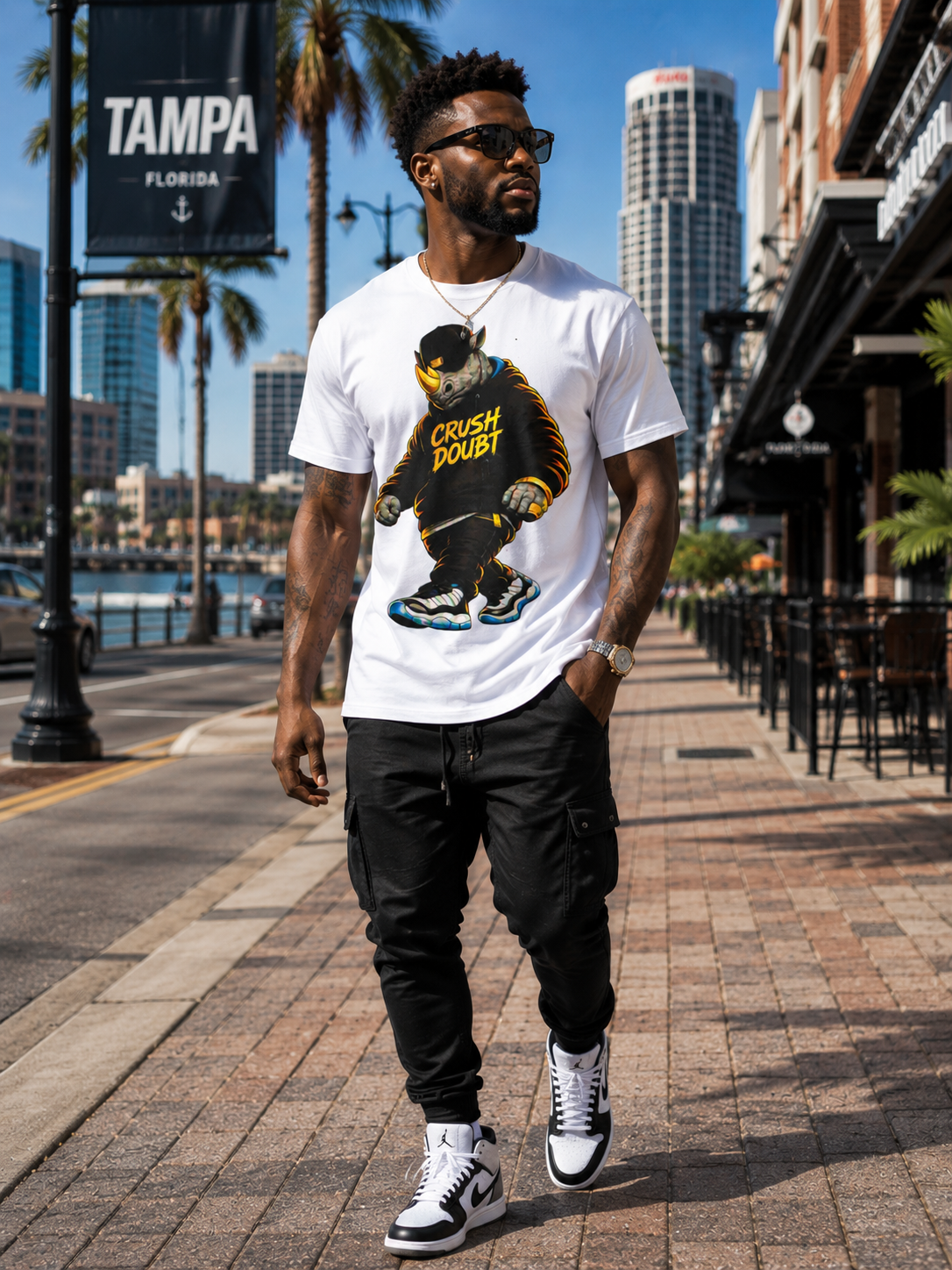 Crush Doubt Psyco Ryno Apparel, T-Shirt