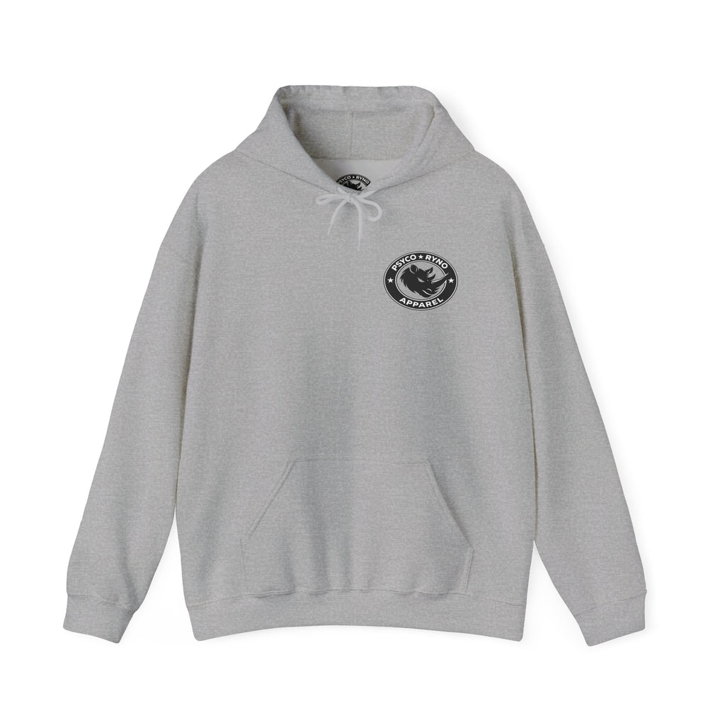 Psyco Ryno Logo, Crush Doubt Hooded Sweatshirt