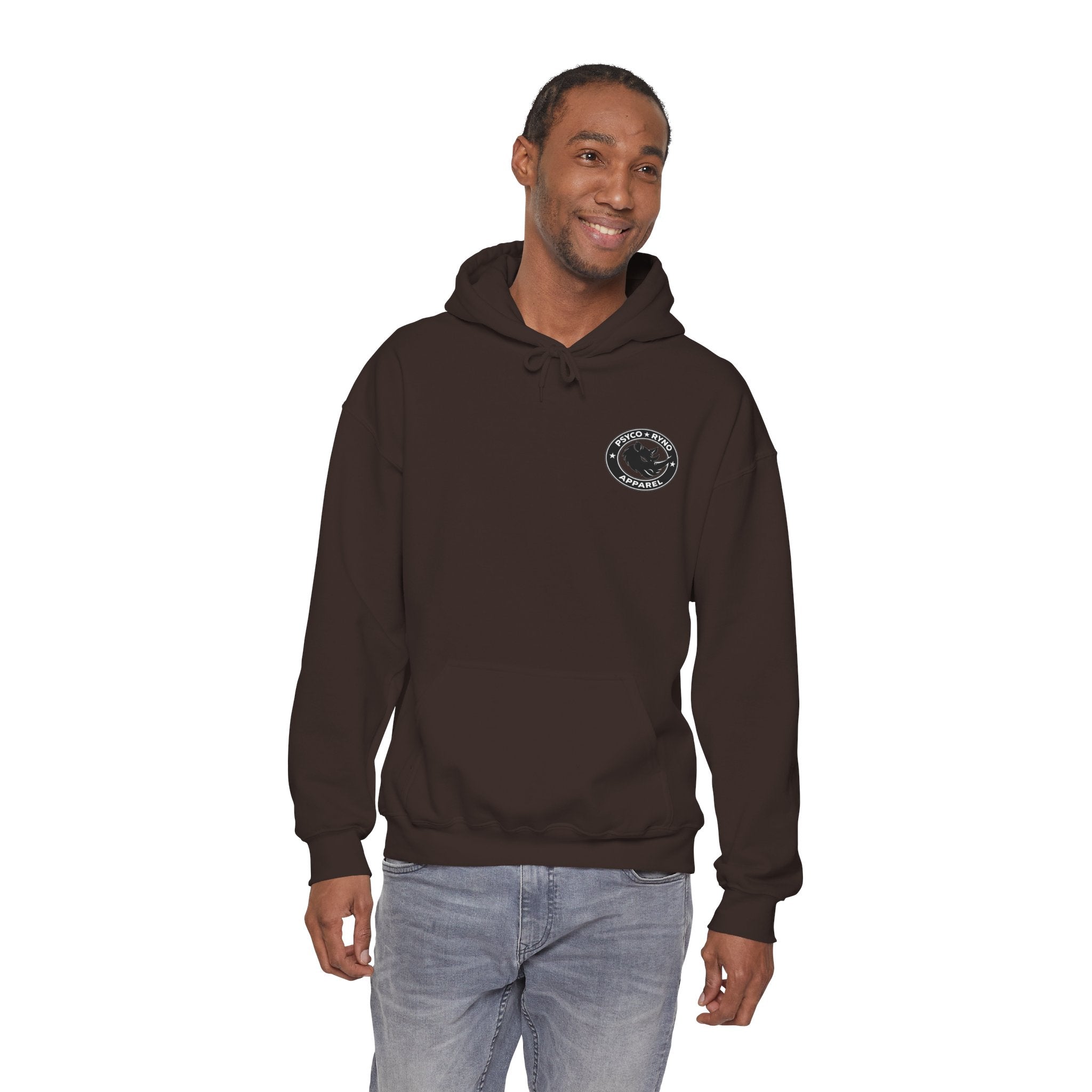 Psyco Ryno logo, Crush Weakness Hoodie