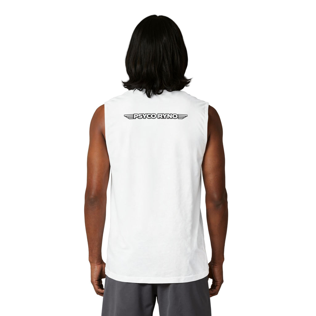 Crush Doubt Muscle Tank — Psyco Ryno Graphic Workout Tank Top