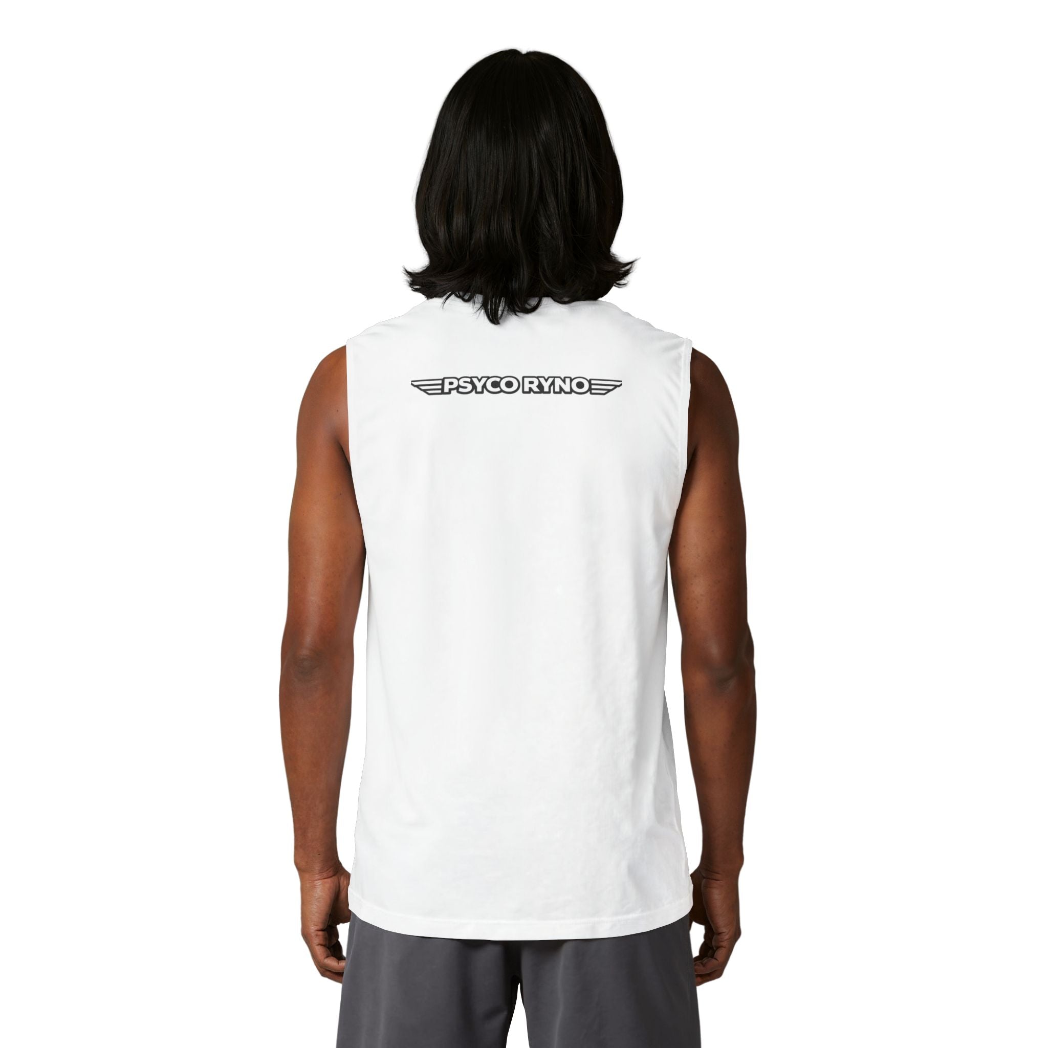 Crush Doubt Muscle Tank — Psyco Ryno Graphic Workout Tank Top