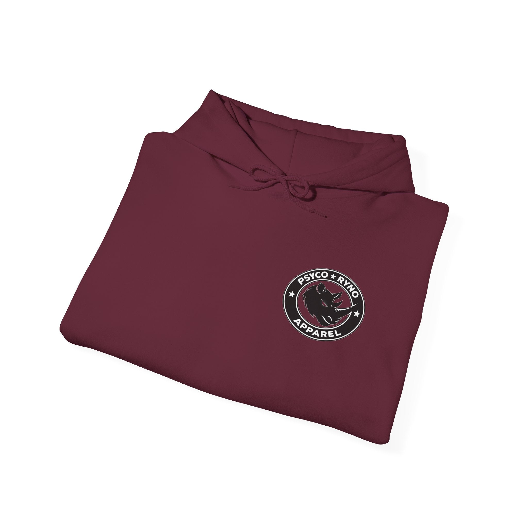 Psyco Ryno Logo, Crush Doubt Hooded Sweatshirt