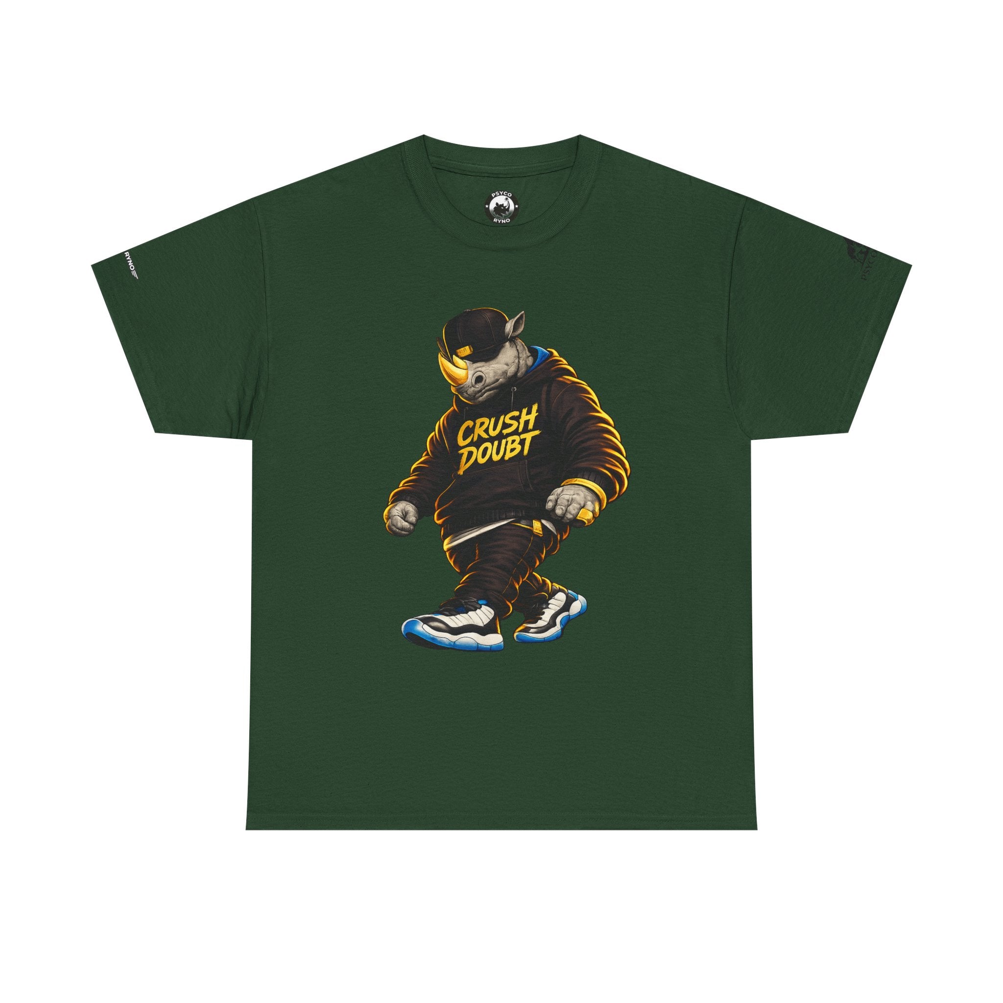 Crush Doubt Psyco Ryno Apparel, T-Shirt