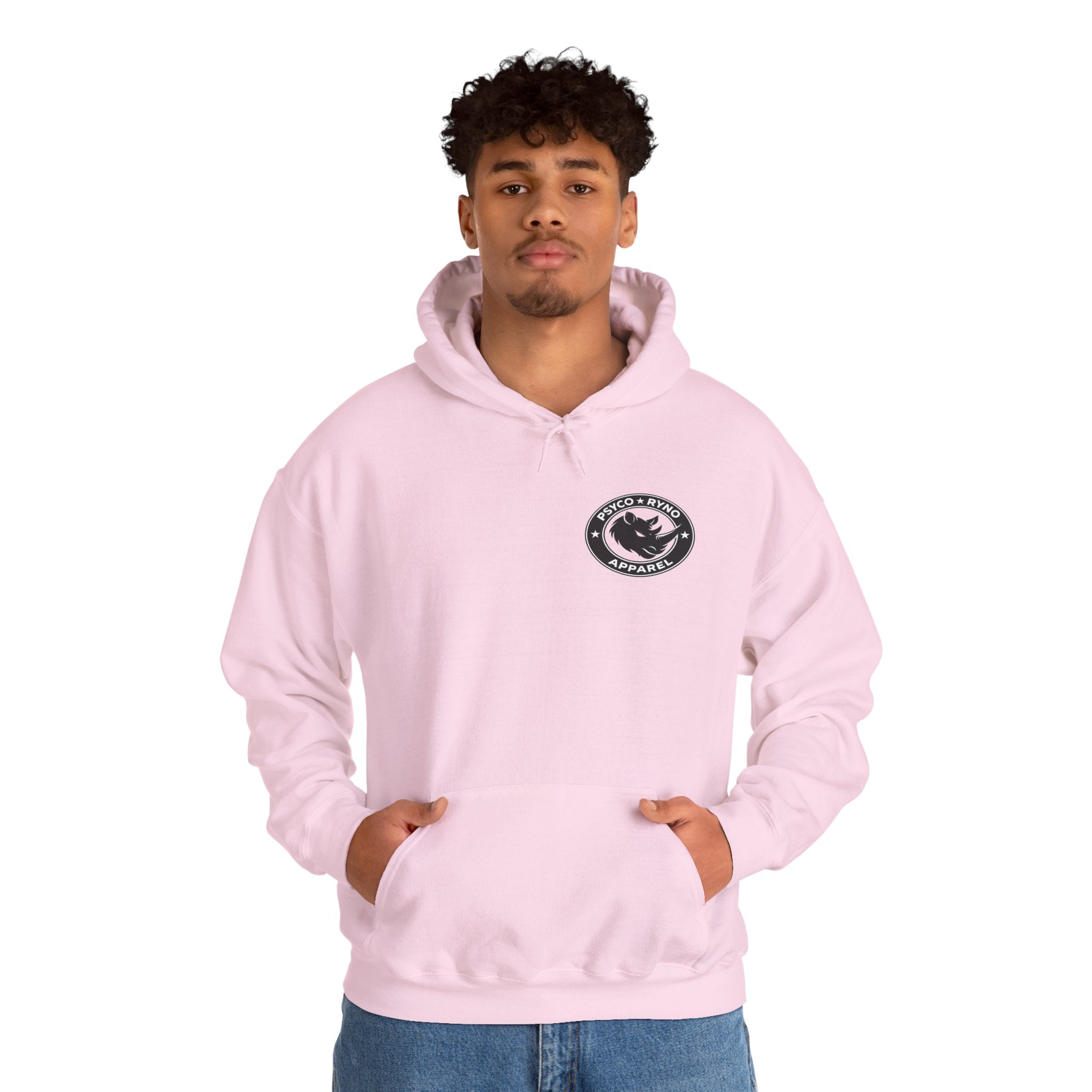 Psyco Ryno Logo, Crush Doubt Hooded Sweatshirt