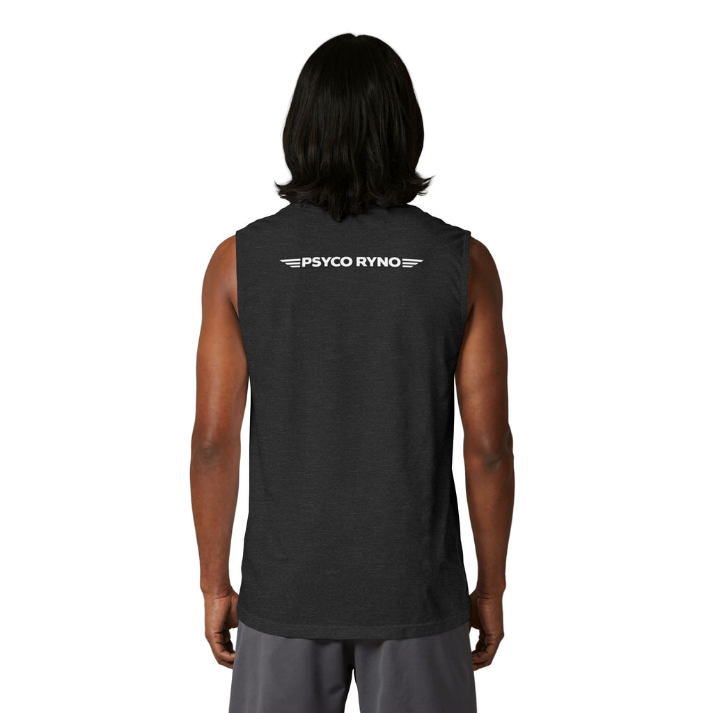 Crush Doubt Muscle Tank — Psyco Ryno Graphic Workout Tank Top