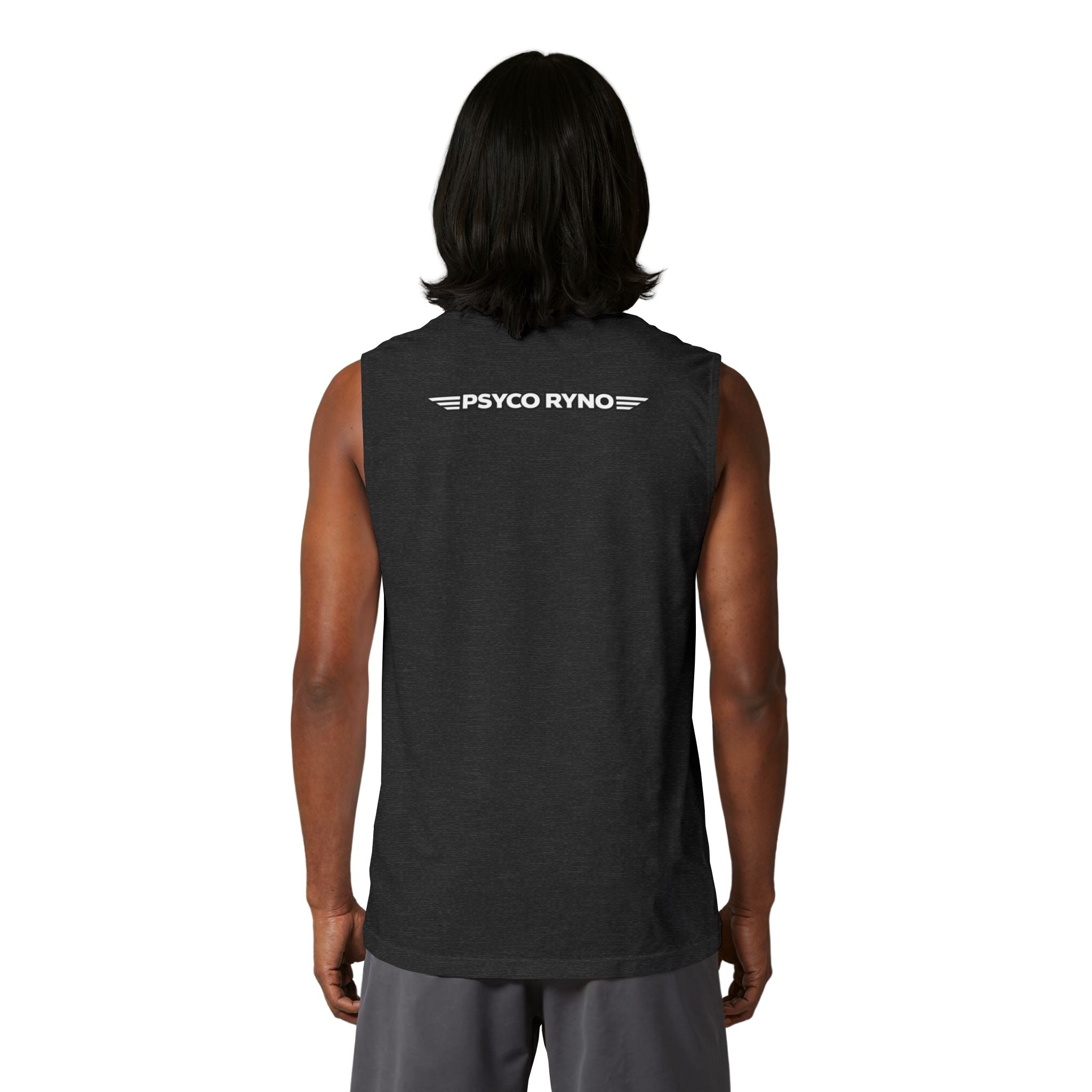 Crush Doubt Muscle Tank — Psyco Ryno Graphic Workout Tank Top