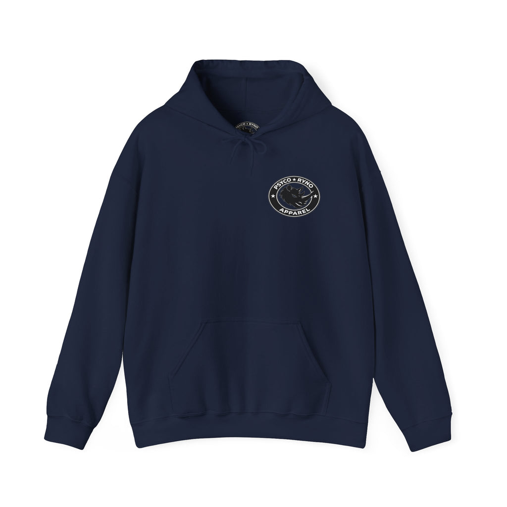 Psyco Ryno Logo, Crush Doubt Hooded Sweatshirt