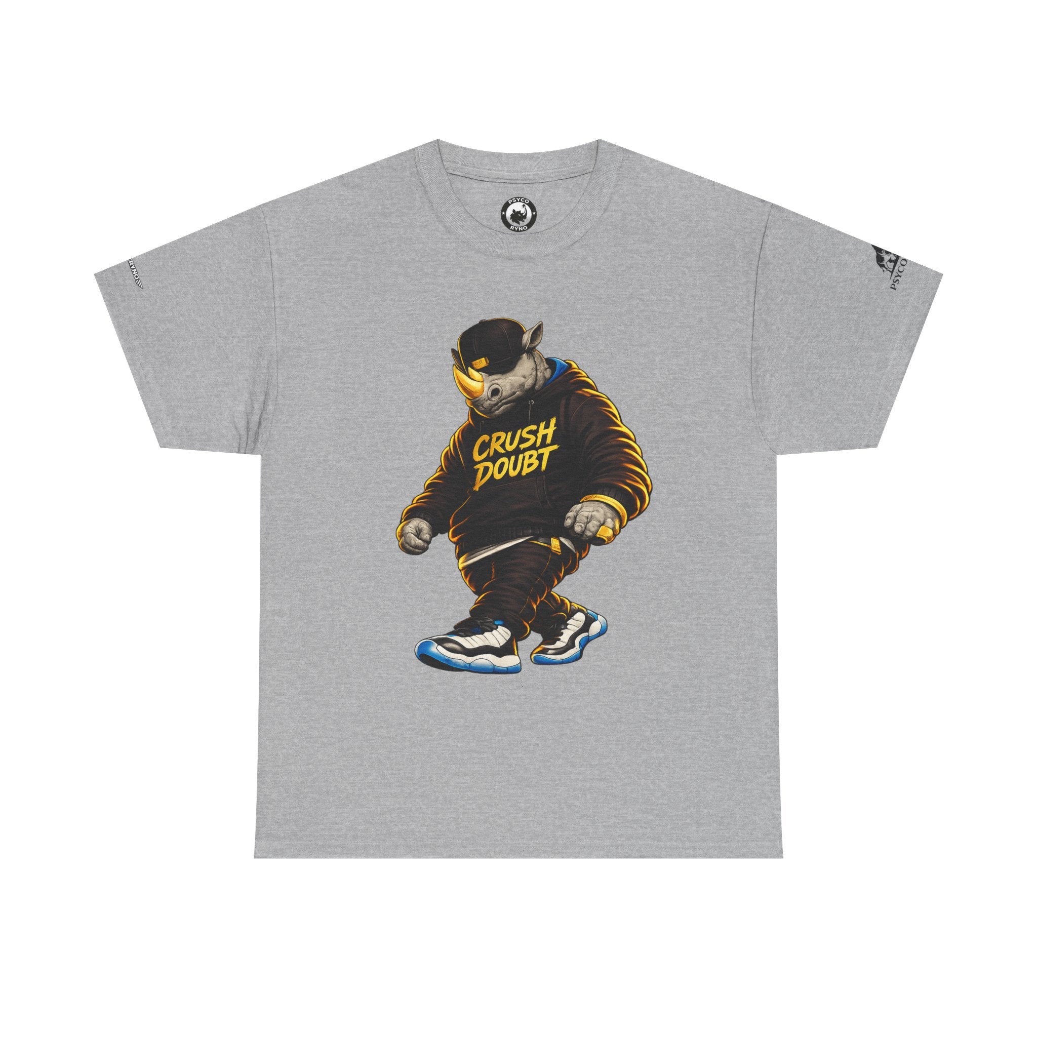 Crush Doubt Psyco Ryno Apparel, T-Shirt