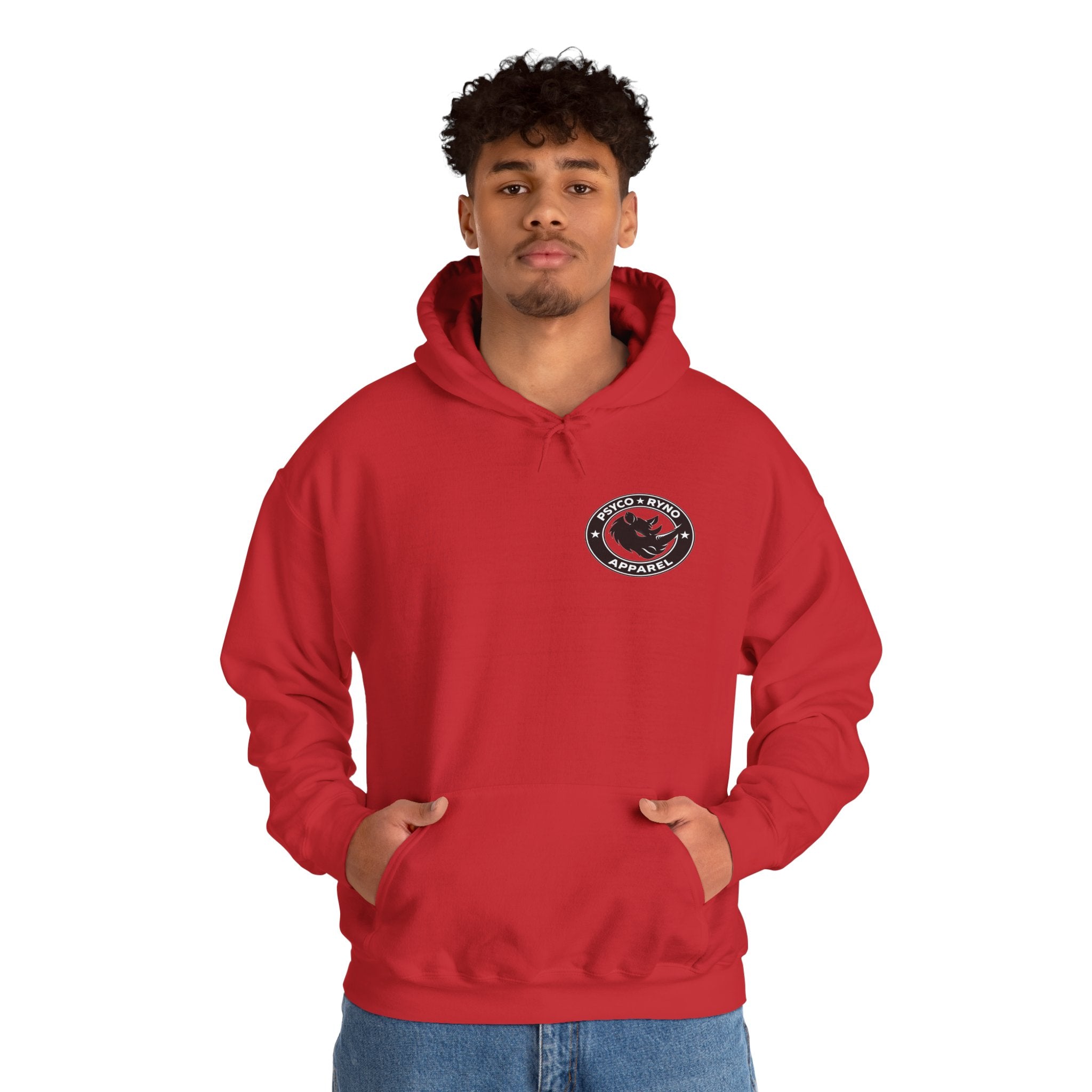 Psyco Ryno Logo, Crush Doubt Hooded Sweatshirt