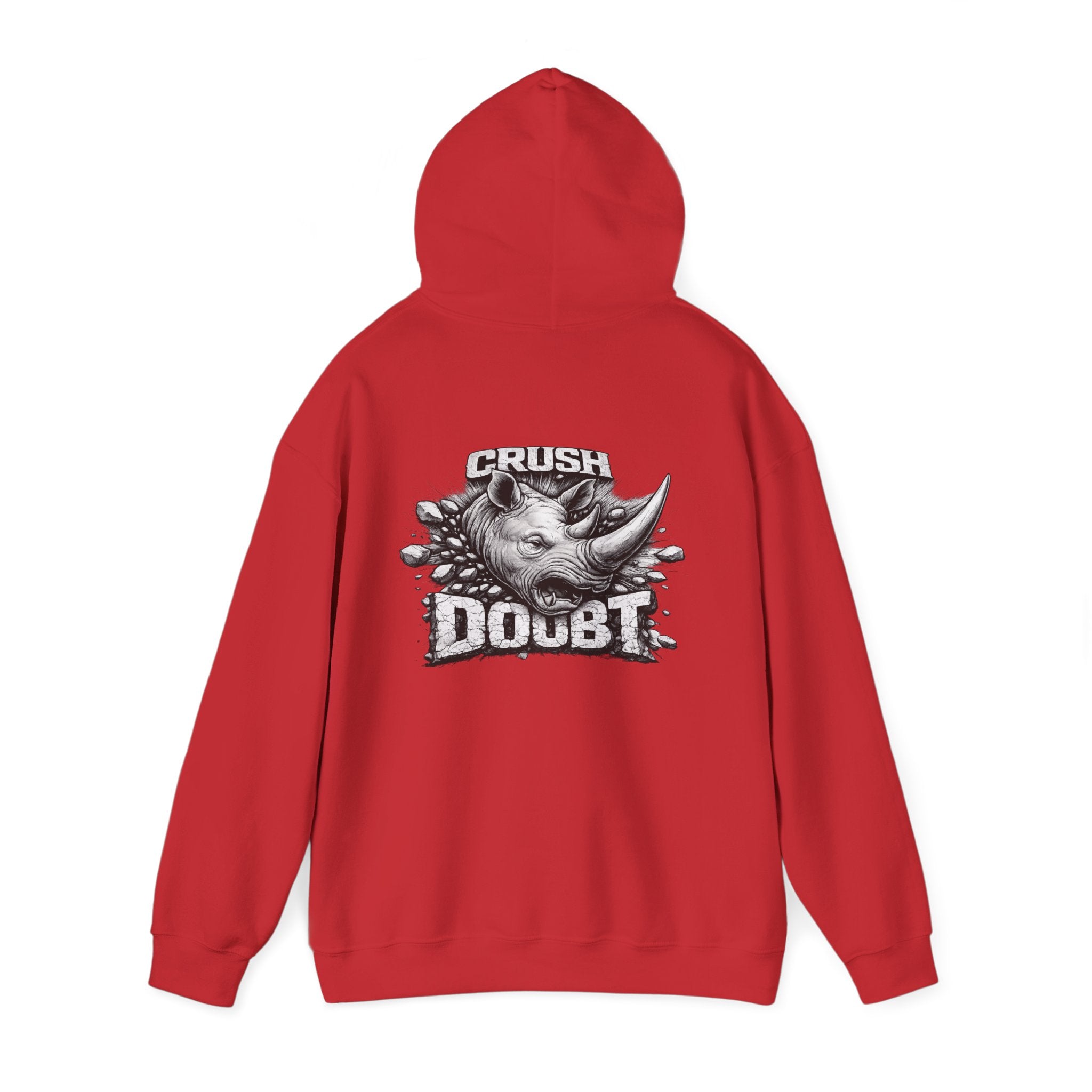 Psyco Ryno Logo, Crush Doubt Hooded Sweatshirt