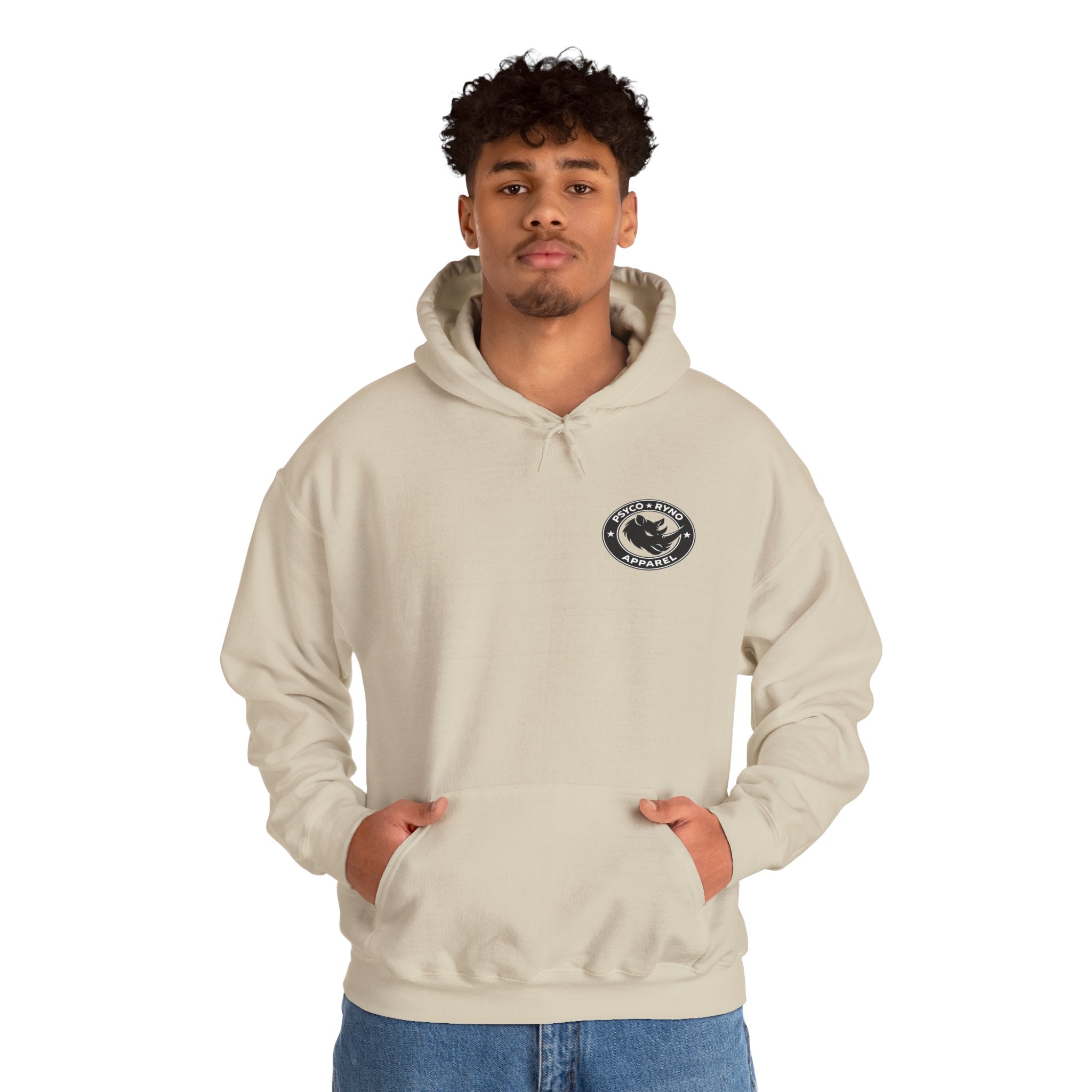 Psyco Ryno logo, Crush Weakness Hoodie