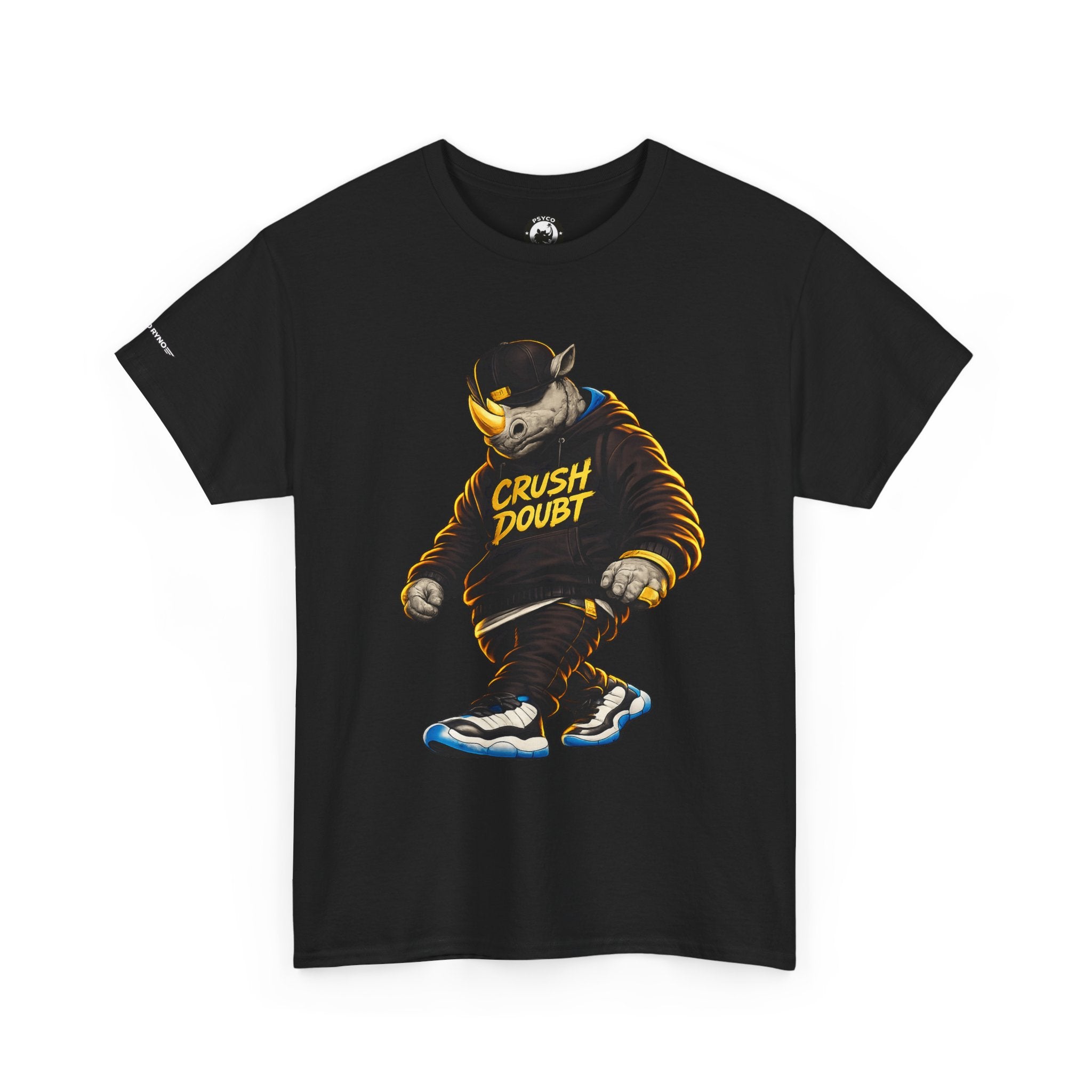 Crush Doubt Psyco Ryno Apparel, T-Shirt