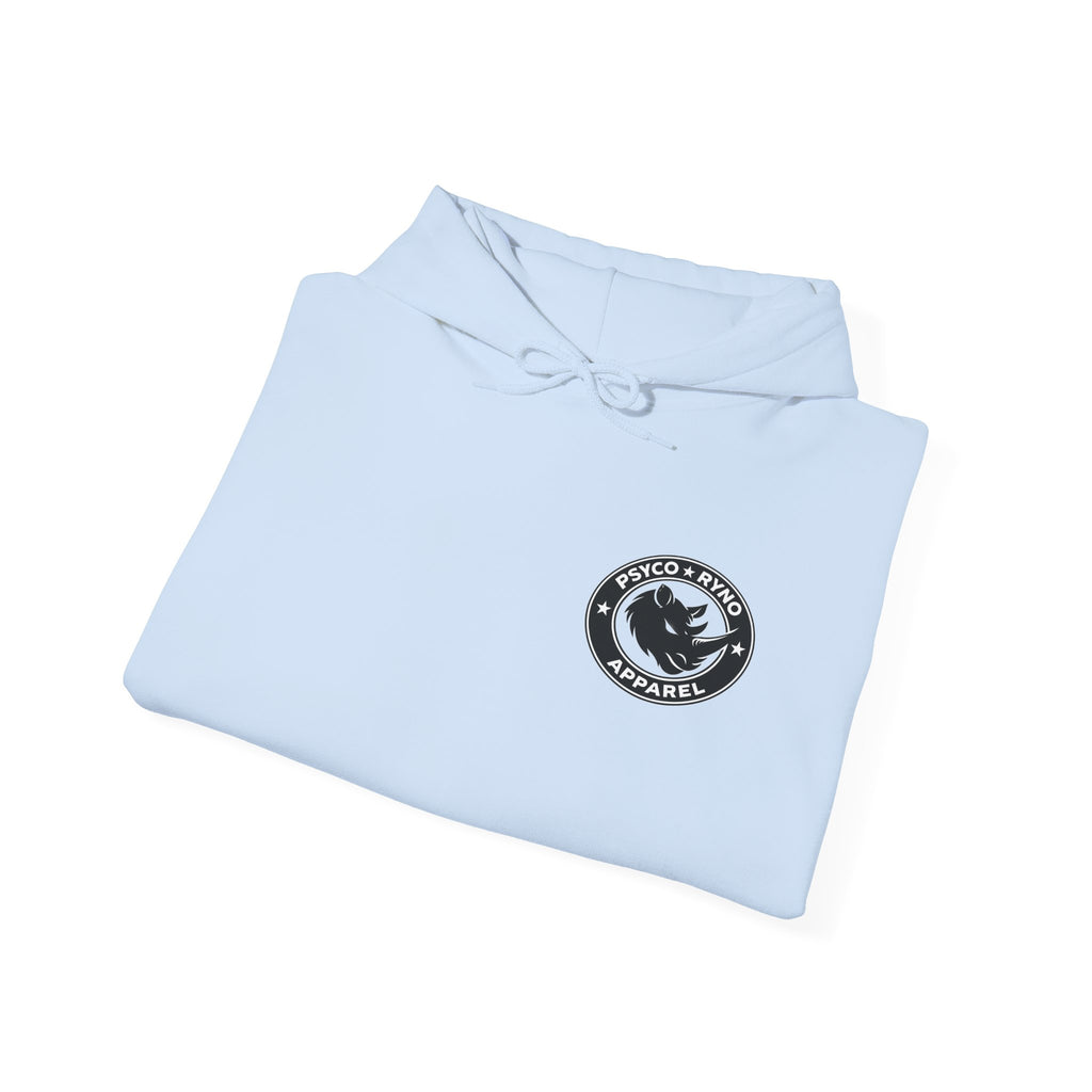 Psyco Ryno Logo, Crush Doubt Hooded Sweatshirt
